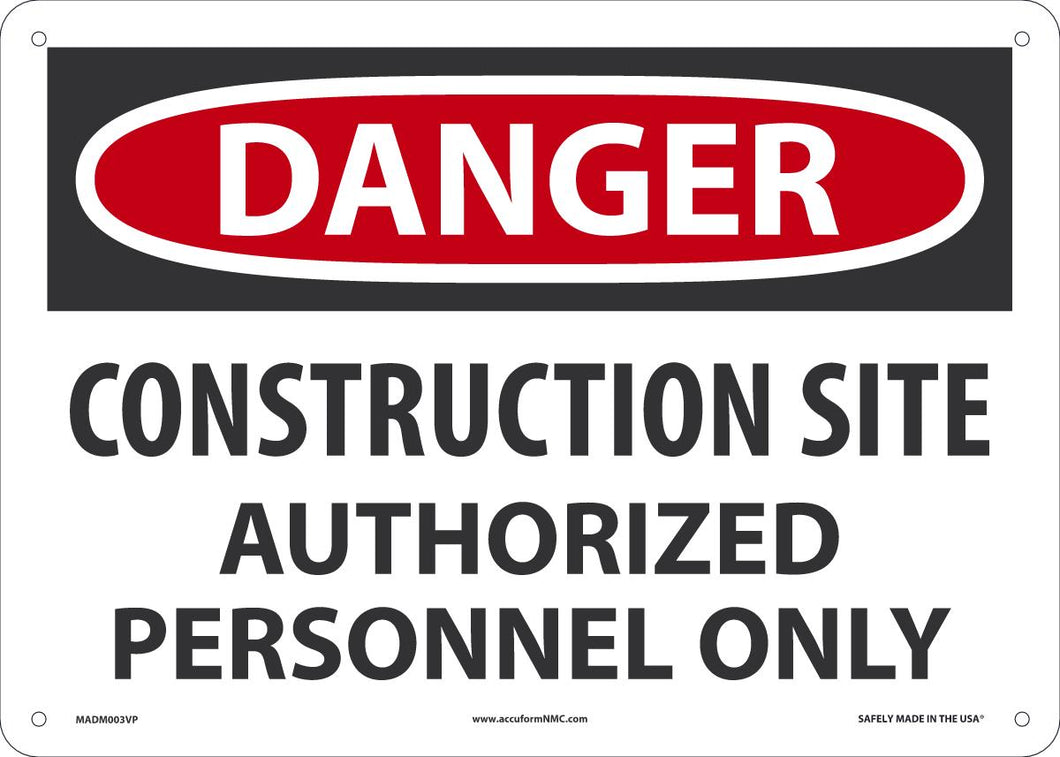 DGR Const SITE Auth PER 10X14 PL