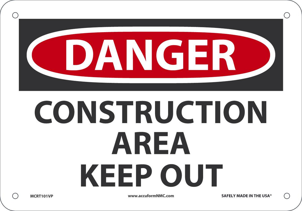 DGR Const AREA KEEP OUT 7X10 PL