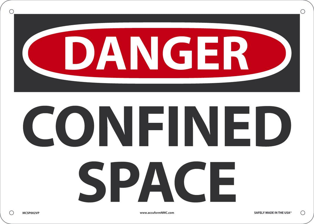 Sign DGR CON SP 10X14 PL