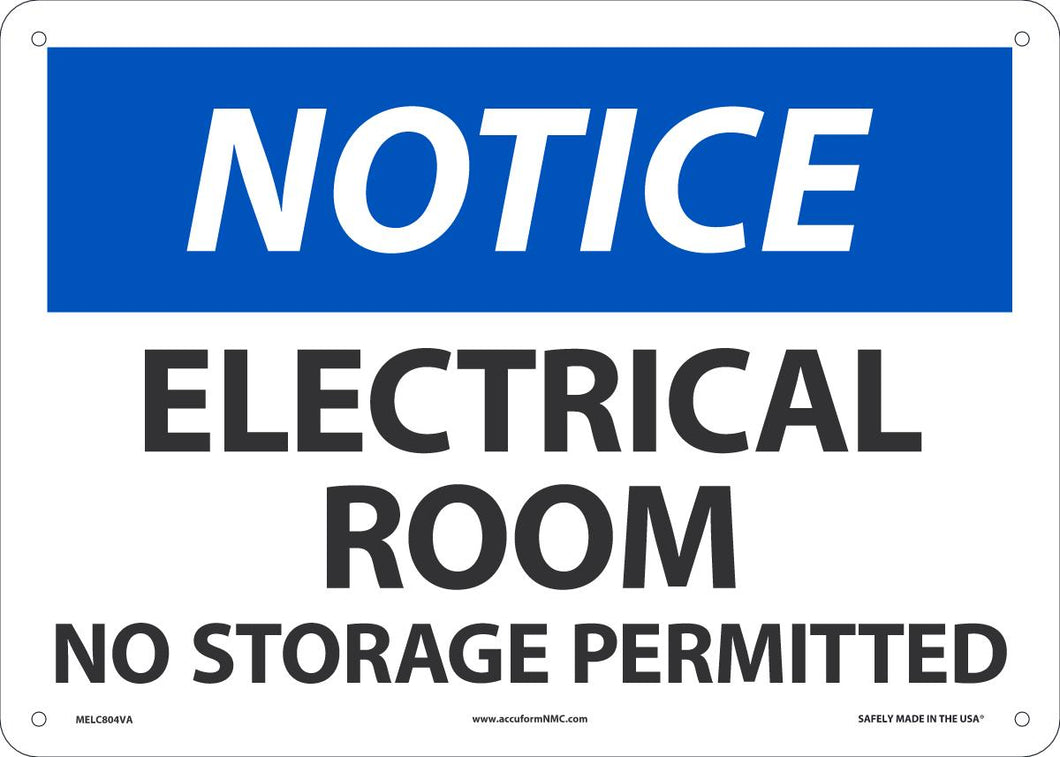 NTC ELEC RM NO STG PMTD 10X14 AL