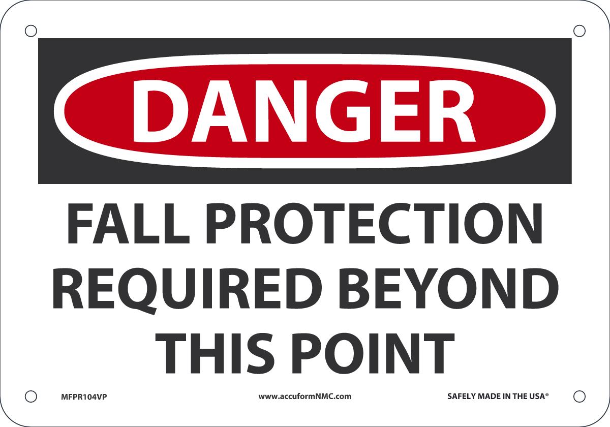 FALL PROT REQ BEY THIS 7X10 PL