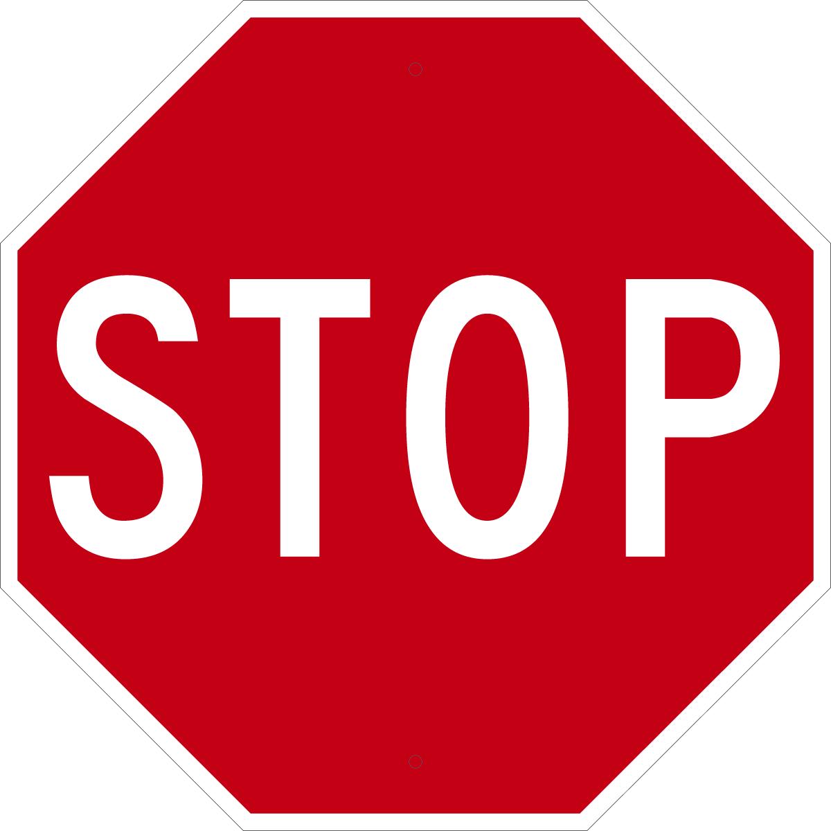 Sign STOP 24x24 PL