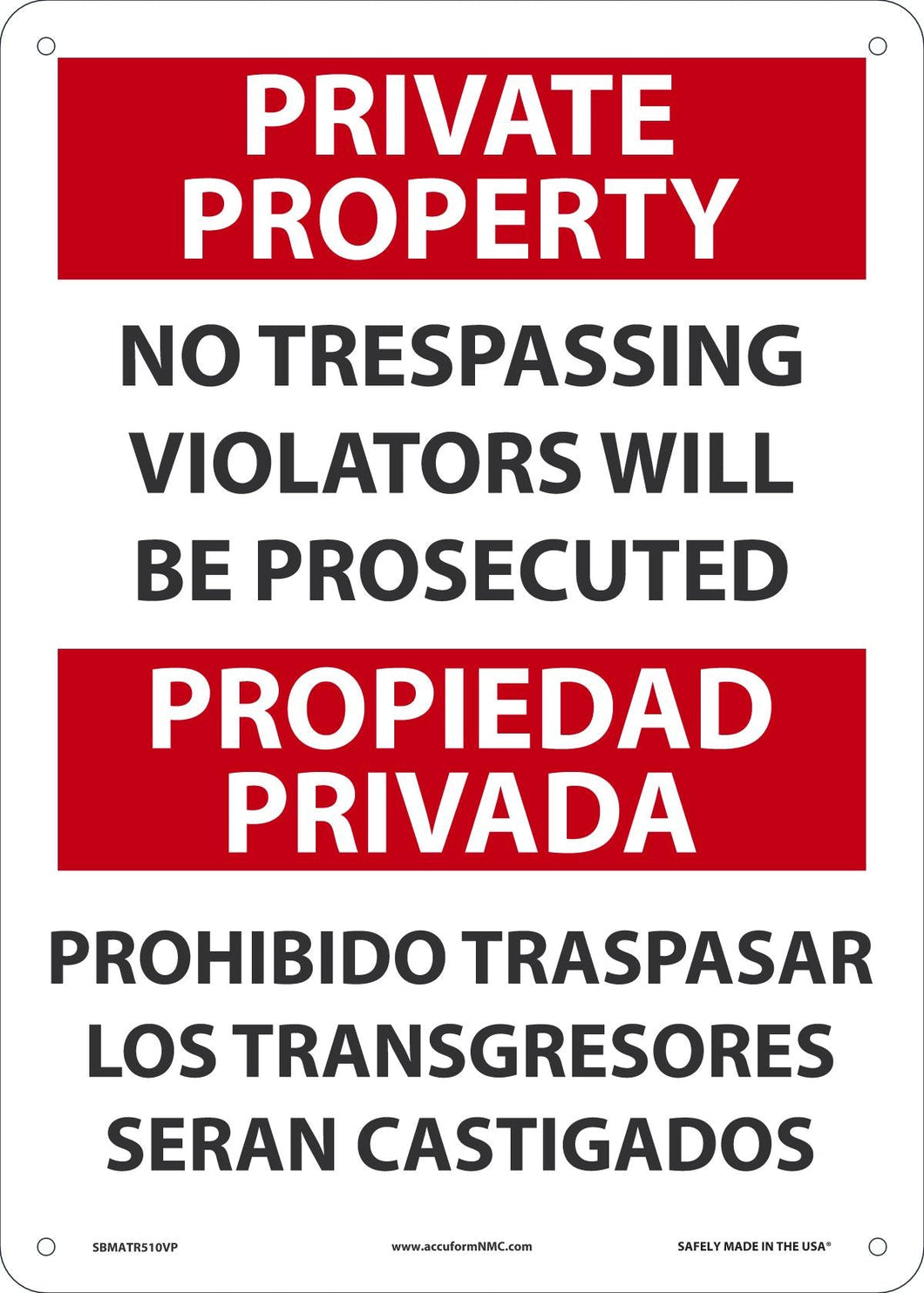PVT PROP NO TRESP VIO 14X10 PL