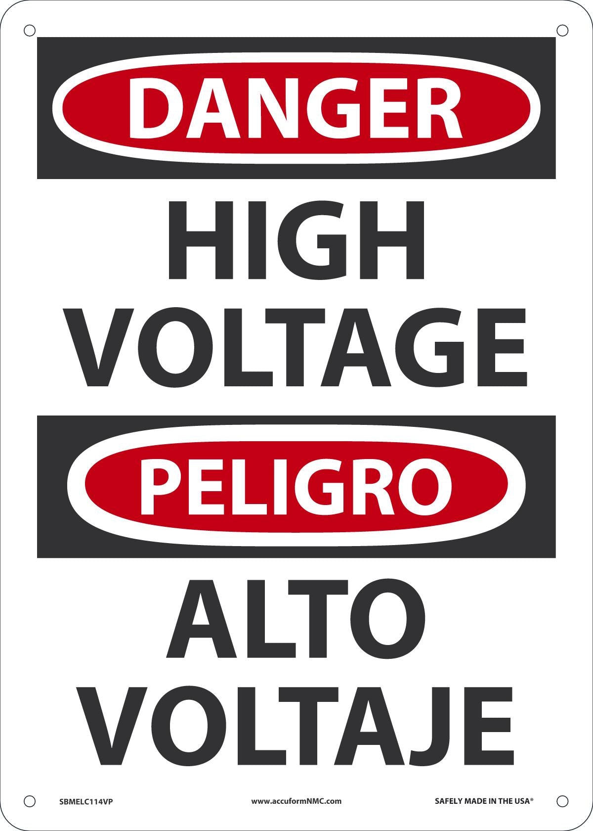HIGH VOLTAGE (Eng Span) 14X10 PL